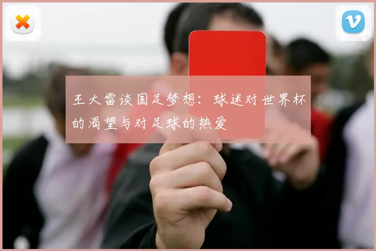 王大雷谈国足梦想：球迷对世界杯的渴望与对足球的热爱